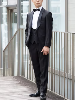 タキシード　オーダータキシード　東京　新郎　結婚式　前撮り